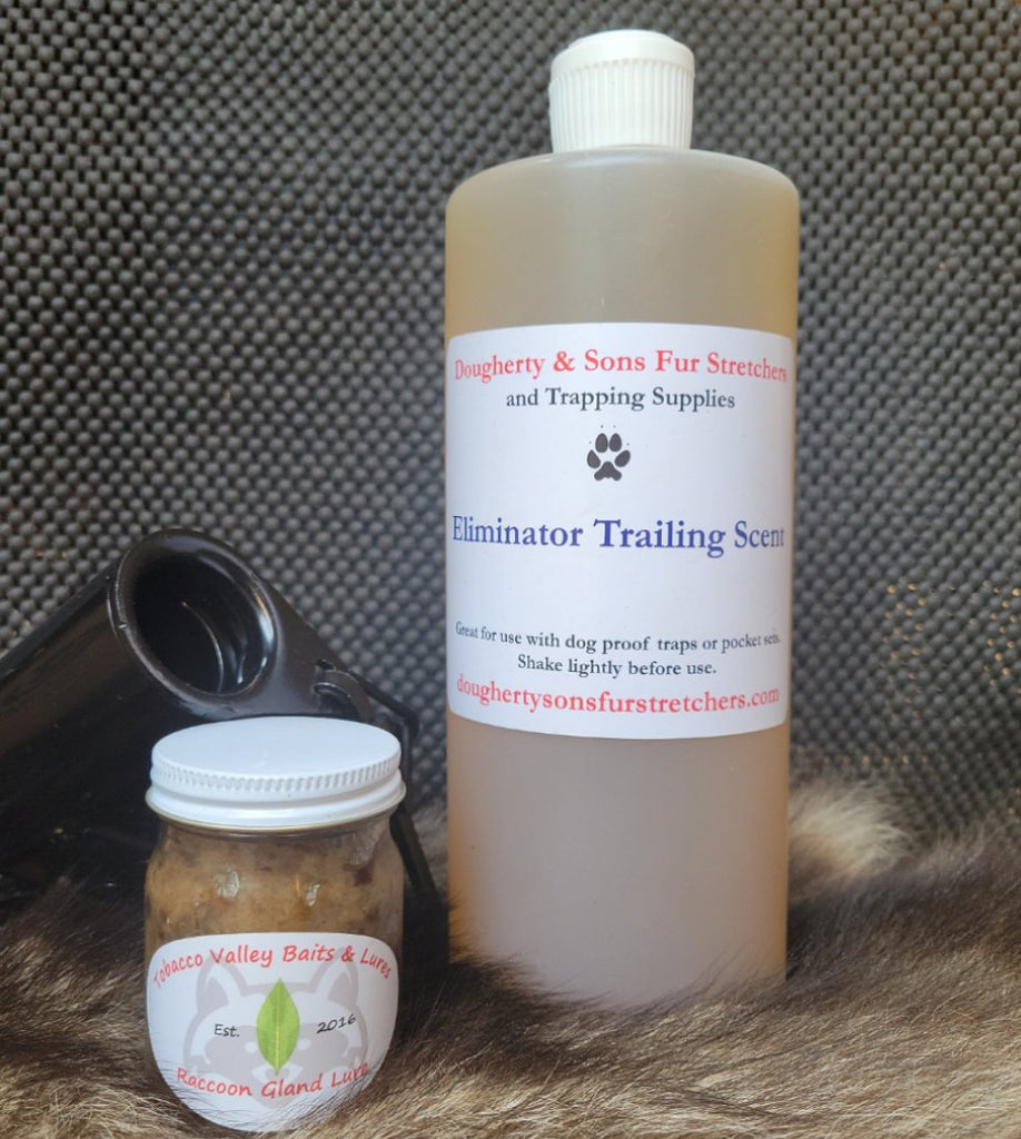 Raccoon Gland Lure & Trailing Scent Combo